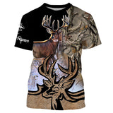Maxcorners Personalized Deer Hunting Custom Name All Over Print Shirt
