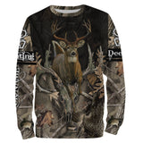 Max Corner Whitetail deer hunting Deer antlers camo Custom Name 3D full printing Shirt Gift For Hunter