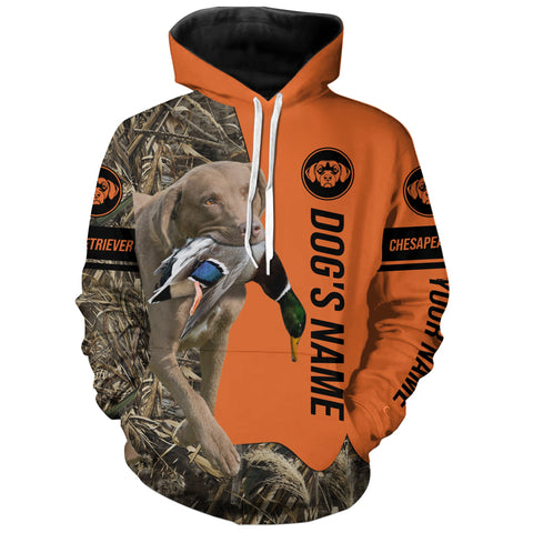 Max Corners Chesapeake Bay Retriever Hunting Dog Personalized 3D All Over Printed Hoodie