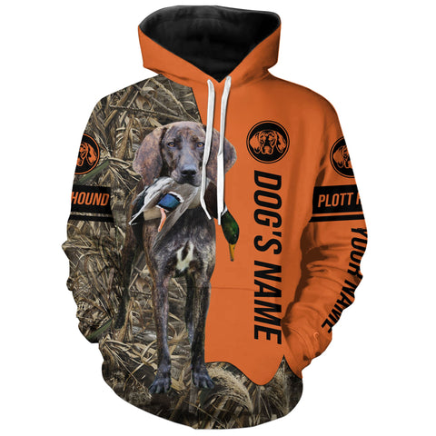 Max Corners Plott hound Hunting Dog Personalized 3D All Over Printed Hoodie