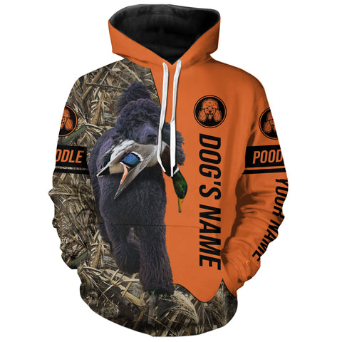 Max Corners Poodle Hunting Dog Duck Personalized 3D All Over Printed Hoodie