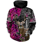 Max Corner Country Girl Deer hunting Custom Name 3D All over print Shirt Gift For Hunter