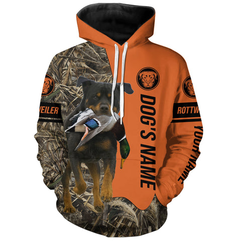 Max Corners Rottweiler Hunting Dog Personalized 3D All Over Printed Hoodie
