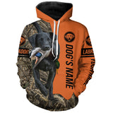 Max Corners Black Labrador Retriever Hunting Dog Personalized 3D All Over Printed Hoodie