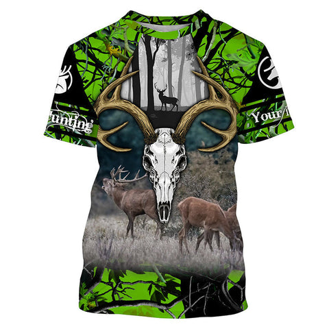 Maxcorners Personalized Deer Hunting Green Muddy Camo