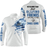 Max Corner Blue Camo Mens Golf Polo Shirts Personalized White And Blue Golf Shirts For Men, Golf Gifts