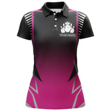 Maxcorners Gutter Girl Pink Bowling Premium Customized Name 3D Shirt For Women