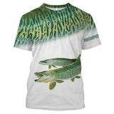 Maxcorners Musky Tournament Fishing Customize Name 3D Shirts