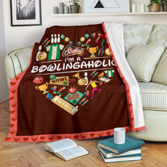 Maxcorners I'm A Bowlingaholic Blanket