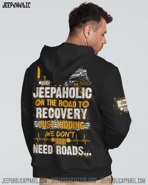 Maxcorners I'm A Jeepaholic On The Road Hoodie