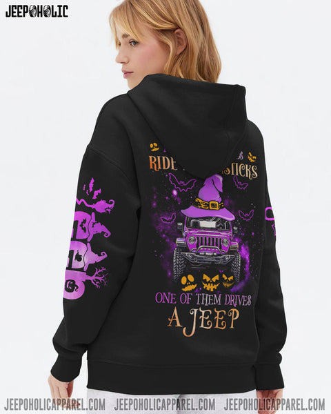 Maxcorners Not All Witches Ride Broomsticks Jeep Hoodie PT09