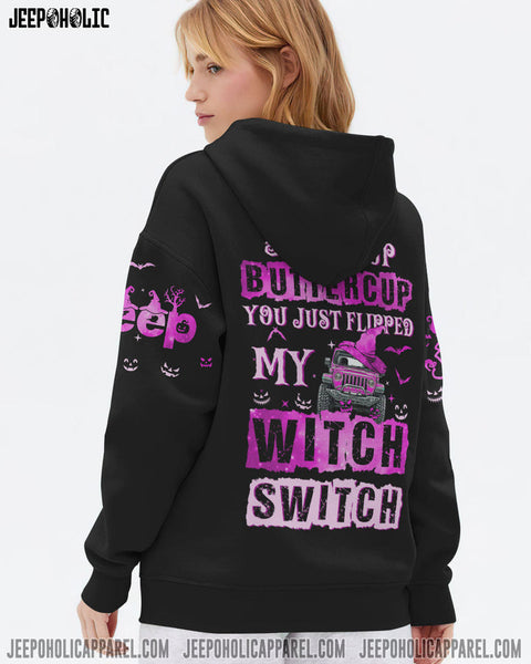 Maxcorners Buckle Up Buttercup Text Hoodie PT