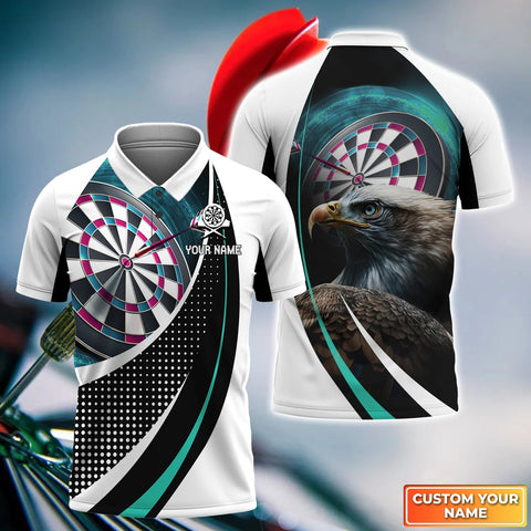 Max Corners Darts board Eagle 3D Personalized Sport Jersey Polo Shirt