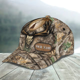 Maxcorners Personalized Deer Skull Hunting Camo Classic Cap