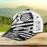 Maxcorners Archery USA Flag Personalized Name Cap