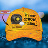 Maxcorners Its Not How You Bowl Its How You Roll Personalized Name 3D Cap