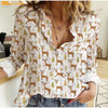 Maxcorners Orange Deer Casual Shirt