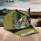 Maxcorners Personalized Green Fish Cap