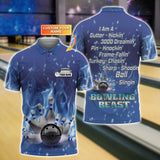 Maxcorners Bowling I Am A Gutter Personalized Name 3D Shirt