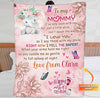 Maxcorners Mother's Day To My Mommy Personalized Name 3D Over Printed Blanket