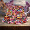 Maxcorners Personalized Love Peace Music Bucket Hat