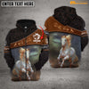Maxcorners Personalized Yellow Mane Horse Collection All Over Printed Shirt