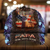 Max Corners Papa Premium Hunter Camouflage 3D Multicolor Personalized Cap