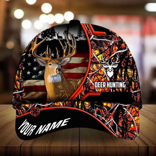 Maxcorners The Best Baer Deer Hunting Personalized Hats 3D