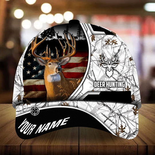 Maxcorners The Best Baer Deer Hunting Personalized Hats 3D