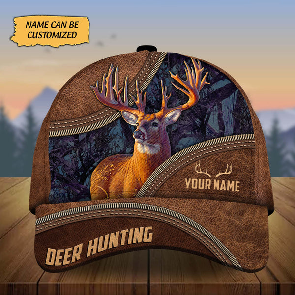 Maxcorners Custom Name Montana Deer Hunting Premium 3D Printed Cap