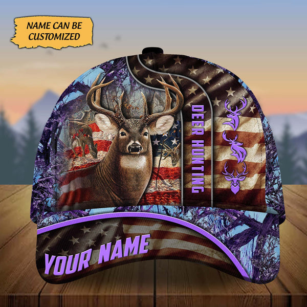 Maxcorners Custom Name Daniel Deer Hunting Premium 3D Printed Cap