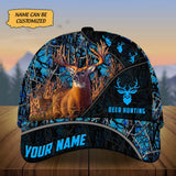 Maxcorners Custom Name Thiego Deer Hunting Premium 3D Printed Cap