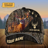 Maxcorners Custom Name Thiego Deer Hunting Premium 3D Printed Cap