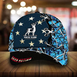 Max Corners The Best Deer Hunting Star Camo Pattern 3D Multicolor Personalized Cap