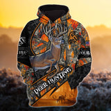 Max Corner Epic Art Deer Hunting Camo Pattern Personalized 3D Hoodie For Hunting Lover