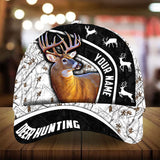 Max Corners Eternity Ancient Deer Hunting Camo Pattern 3D Multicolor Personalized Cap