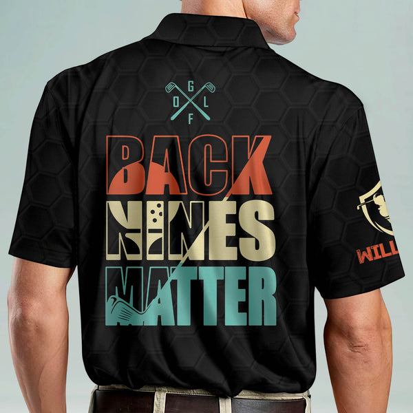 Maxcorners Golf Premium Back Nines Matter Personalized Name All Over Printed Shirt