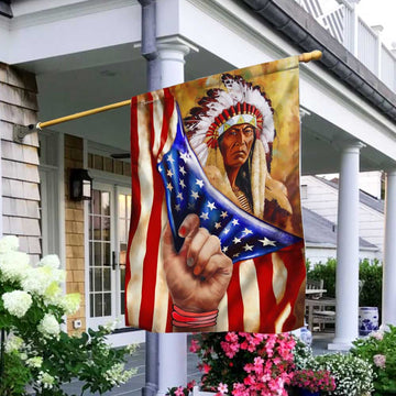 Maxcorners Native American Ancestor Flag