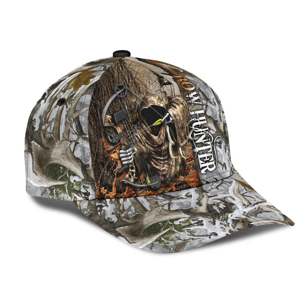 Maxcorners Bow Hunter Snow Camo Classic Cap HM40