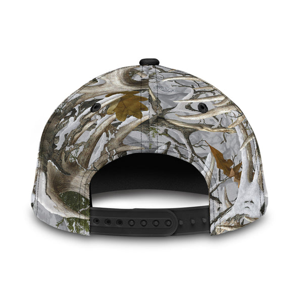 Maxcorners Bow Hunter Snow Camo Classic Cap HM40