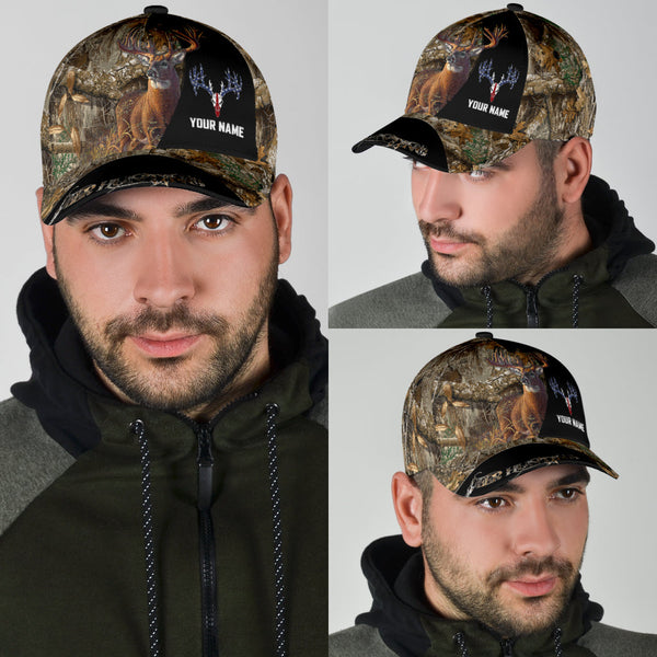 Maxcorners Personalized Deer Hunting Camo Classic Cap HM33