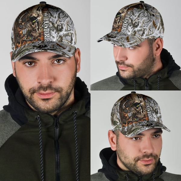 Maxcorners Bow Hunter Snow Camo Classic Cap HM40