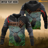 Maxcorners Deer Hunting Personalized Name 3D Over Printed Hoodie