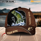 Maxcorners Personalized Name Bass Fishing Cap