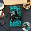 Maxcorners Jesus and Horse Printed Clutch Purse