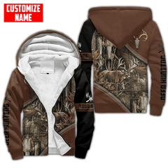 Maxcorners Deer Hunting Personalized Name 3D Over Printed Hoodie