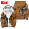 Maxcorners Huntaholic Personalized Name 3D Over Printed Hoodie
