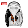 Maxcorners Personalized Name Rooster In White Background Unisex Hoodie