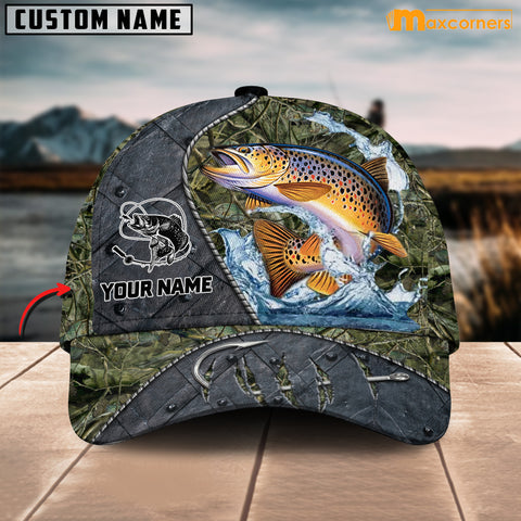 Maxcorners Personalized Trout Fishing Cap