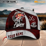 Maxcorners Personalized Fishing Classic Red Cap